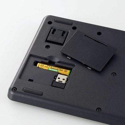 エレコム  TK-FDM109TKBK (抗菌 無線薄型コンパクトキーボード) 