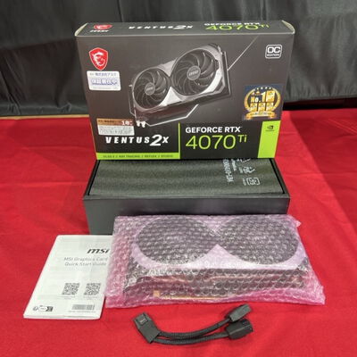 【静岡東瀬名店】中古  MSI GeForce RTX 4070 Ti VENTUS 2X 12G OC（RTX4070Ti 12GB） 3480039095 