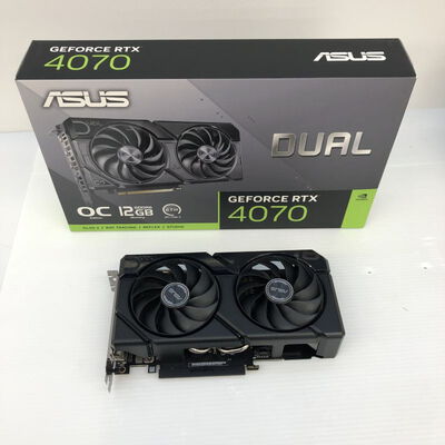 【徳島住吉店】中古  ASUS DUAL-RTX4070-O12G (RTX4070 12GB) 157131 