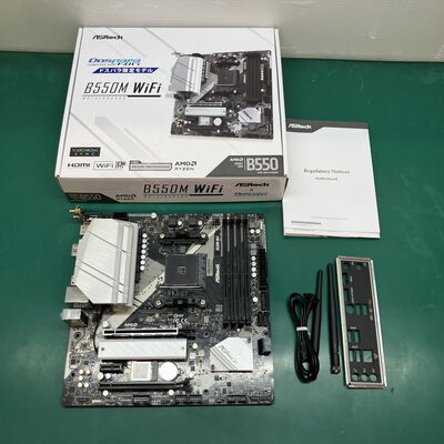 【浦添城間店(沖縄)】中古  ASRock B550M WiFi (B550 AM4 mATX DDR4) 4780001094