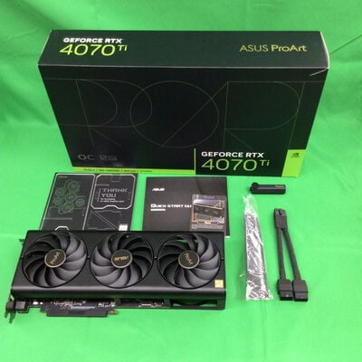 【川崎店】中古  ASUS ProArt-RTX4070Ti-O12GB (RTX4070Ti 12GB) 3170006600 