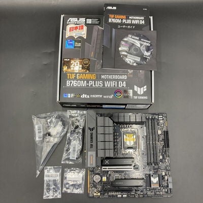 【熊本浜線店】中古  ASUS TUF GAMING B760M-PLUS WIFI D4(B760 mATX DDR4 167274 