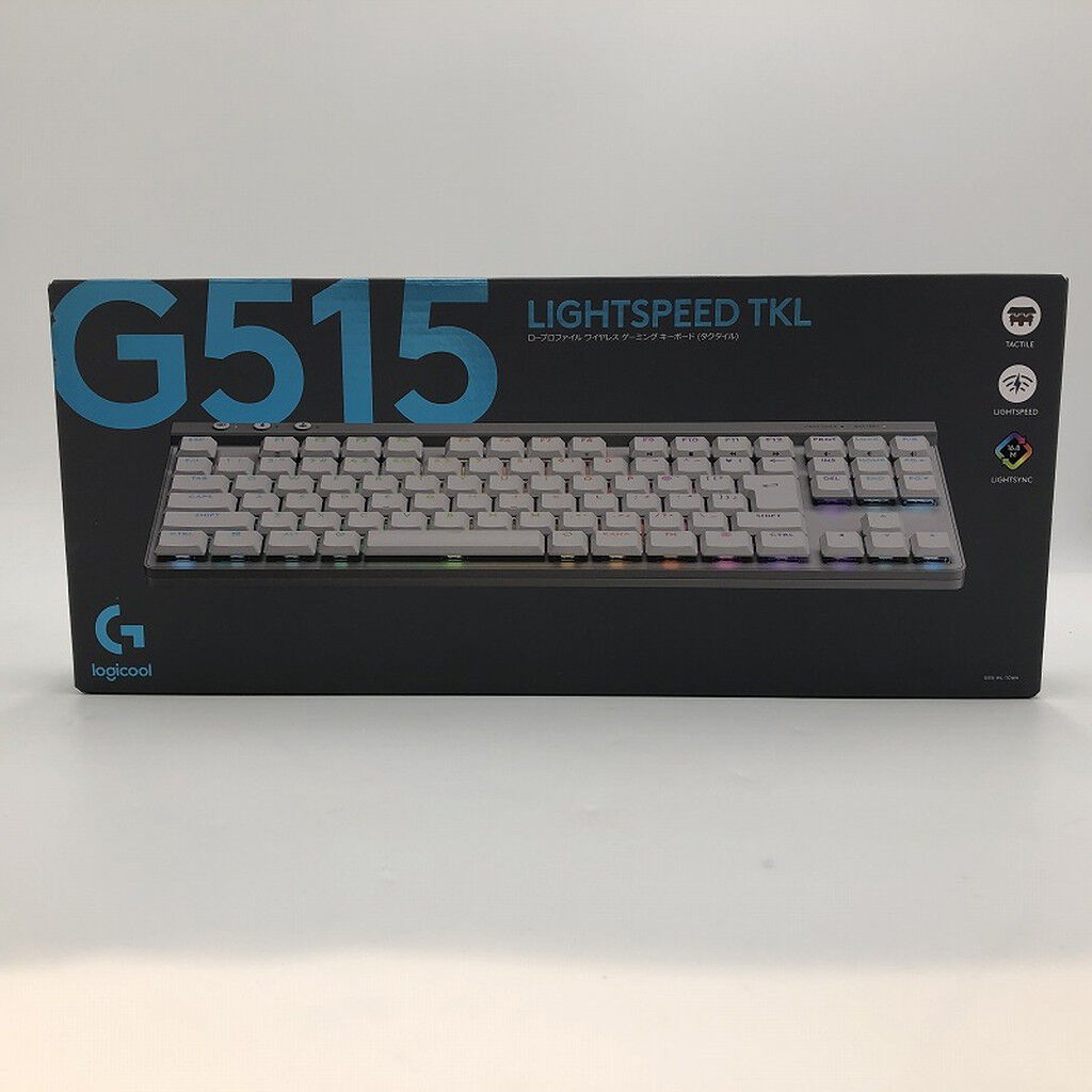 中古 Logicool G515 LIGHTSPEED TKL White (G515-WL-TCWH) 4580001469