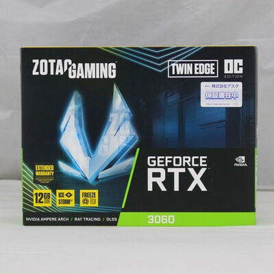 中古  ZOTAC GAMING GeForce RTX 3060 Twin Edge OC ZT-A30600H-10M（RTX3060 12GB） 3480033769 