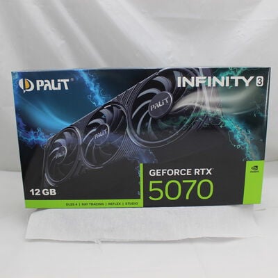 【通販センター】中古  Palit NE75070019K9-GB2050S (RTX5070 12GB Infinity 3) 188943 