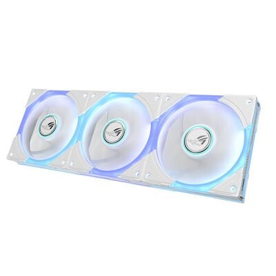ASUS  ROG EURUX GR120 FAN ARGB REVERSE WHITE 3IN1 (120mm ホワイト リバースファン 3個パック) 