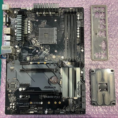 【鹿児島店】中古  ASRock B450 Pro4 (B450 AM4 ATX DDR4) 137906 