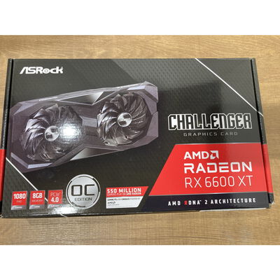 【富山本郷店】中古  ASRock Radeon RX6600XT Challenger D 8GB OC (RX6600XT 8GB) 146746 