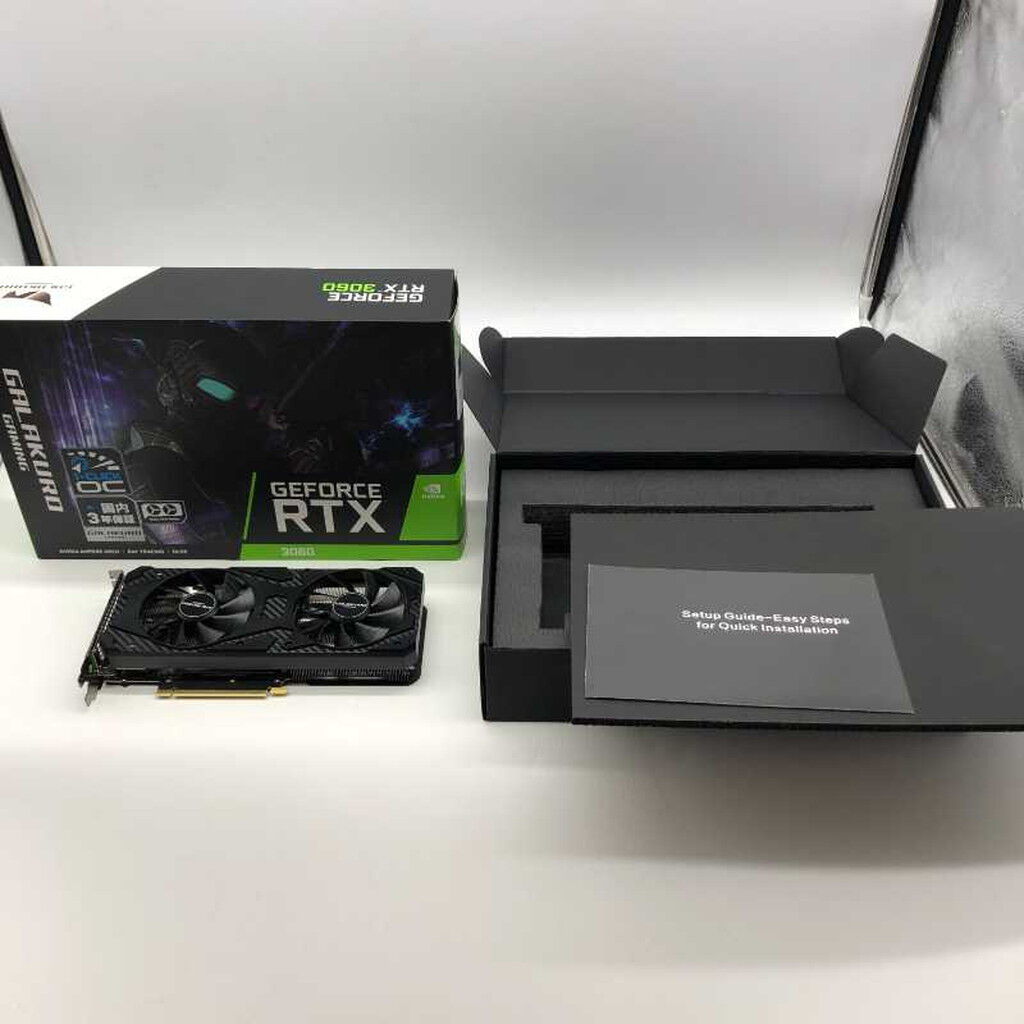 中古 玄人志向 GG-RTX3060-E12GB/OC/DF (RTX3060 12GB) 4640003030