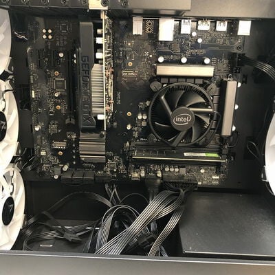 【宇都宮鶴田店】中古  デスクトップPC(i3 10105F/8GB/SSD500GB/GTX1650) 5280001828 