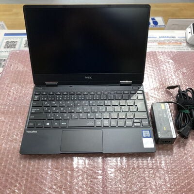 【宮崎恒久店】中古  NEC VersaPro VKT13H-5 PC-VKT13HZG5 (Intel Core i5 8200Y 1.30GHz/8GB/SSD256GB/なし/オンボード/12.5/1920x1080/Wi-Fi/WEBCAM/W11H MAR) 184437 