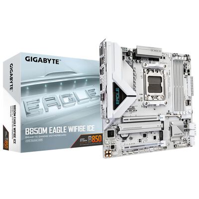 GIGABYTE  B850M EAGLE WF6E ICE (B850 AM5 MicroATX) 