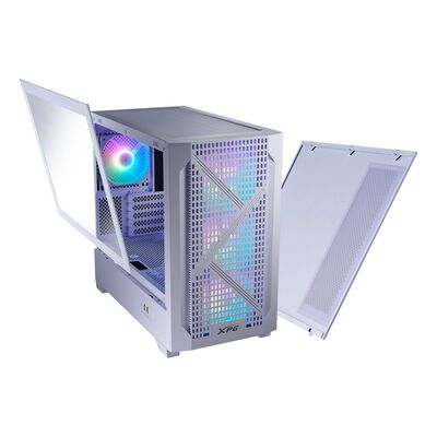ADATA  LANDER 300 LANDER300MAA-WHCWW (MicroATX ガラス ホワイト) 