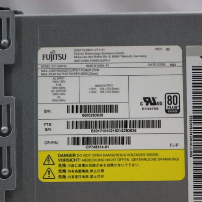【通販センター】中古  Fujitsu ESPRIMO D588/VX(Intel Core i5 8500/16GB DDR4 (PC4)/SSD500GB/DVDマルチ/オンボード/W11H64 MAR) 199952 