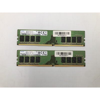 【水戸赤塚店】中古  SAMSUNG S2F3A1002938198D49 (DDR4 PC4-21300 8GBデスクトップ用 2枚組) 4680003215 