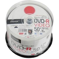 HIDISC  TYDR12JCP50SP (録画用DVD-R ホワイトワイドプリンタブル 50枚) 