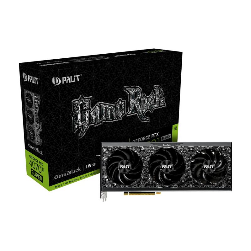 Palit NED47TS019T2-1020Q (GeForce RTX 4070 Ti SUPER GameRock Palit NED47TS019T2-1020Q (GeForce RTX 4070 Ti SUPER GameRock