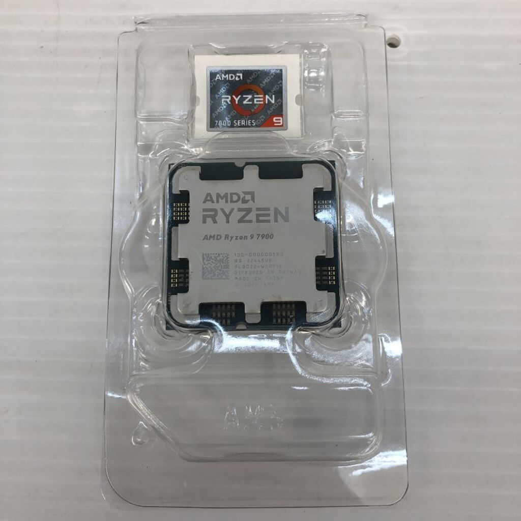 中古 AMD Ryzen 9 7900 (AM5/3.7GHz/76M/C12/T24/65W) 154482 （349006