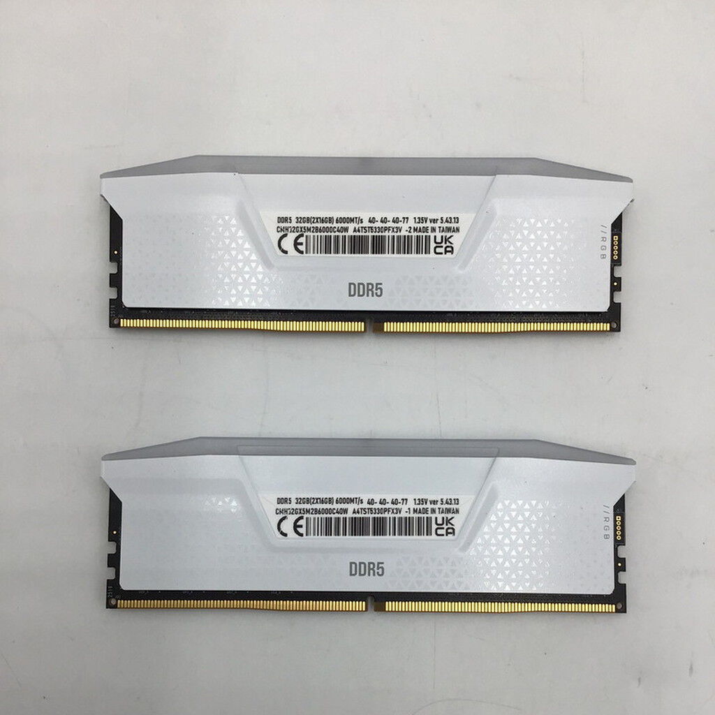 中古 16GB 2枚組(合計32GB) PC5-48000/DDR5-6000 デスクトップ用