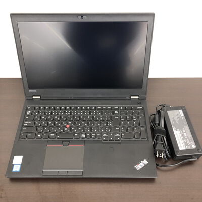 【長野稲里店】中古  Lenovo ThinkPad P52　20MAS12700 (Core i7 8750H/16GB/SSD512GB/-/NVIDIA Quadro P1000 4GB/15.6ｲﾝﾁ/1920x1080/Wi-Fi/WEBCAM/W11H64) 176658 