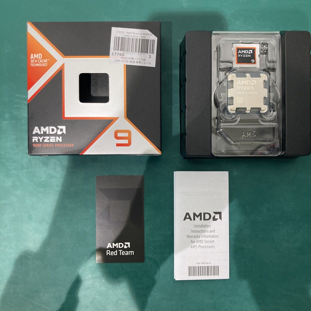 中古 AMD Ryzen 9 9950X3D (AM5/4.3GHz/144M/C16/T32/170W) 177127
