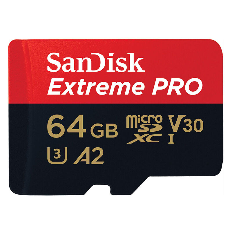 SanDisk マイクロSDXCカード 64GB SDSQXCU-064G-GN6MA UHS-I U3 class10 A2 V30 サンディスク  海外パッケージ品 ［並行輸入品］