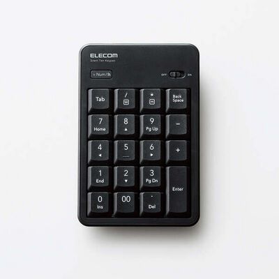 エレコム  TK-TBM023SKBK (Bluetooth静音テンキーパッド) 