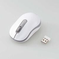 エレコム  M-DY10DRSKWH (抗菌 ワイヤレス静音光学式マウス 3ボタン/Sサイズ ホワイト) 