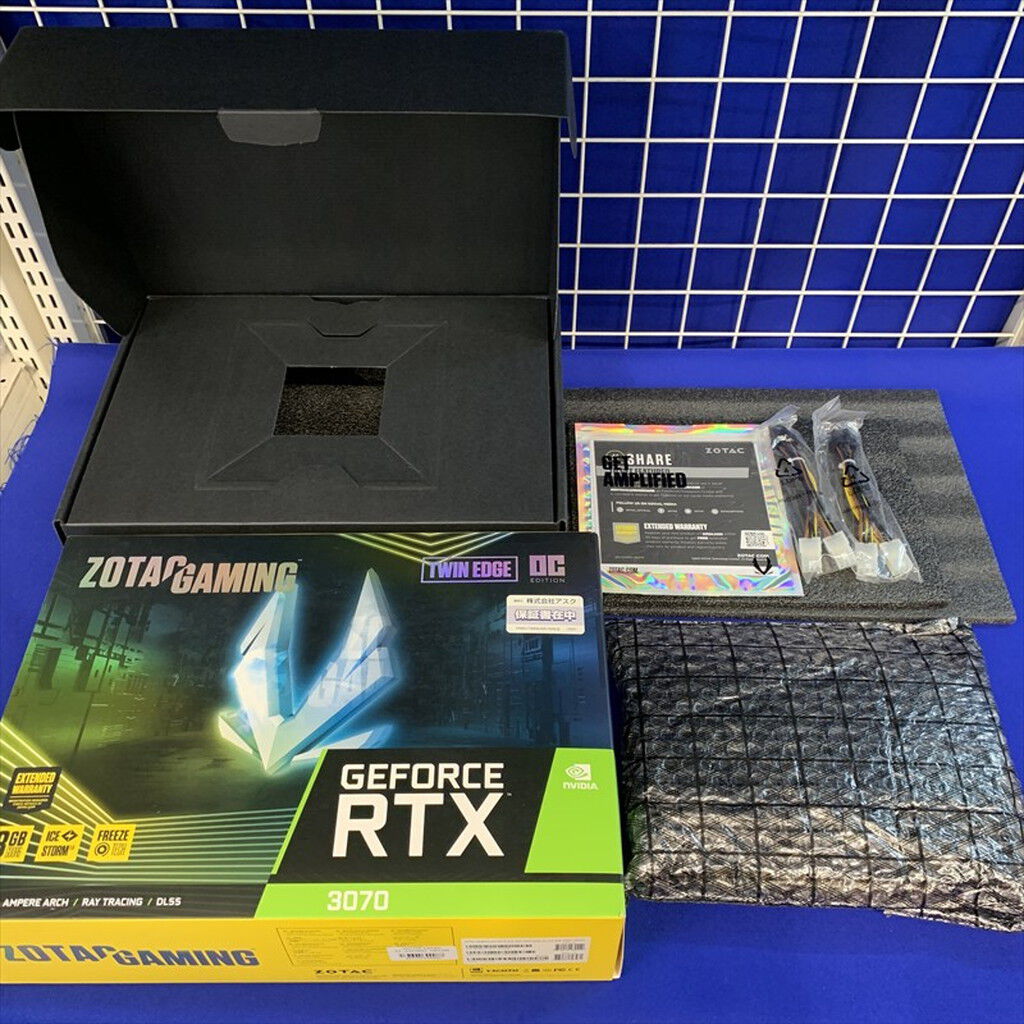 中古 【LHR版】ZOTAC GAMING GeForce RTX 3070 Twin Edge OC ZT 中古 【LHR版】ZOTAC GAMING GeForce RTX 3070 Twin Edge OC ZT