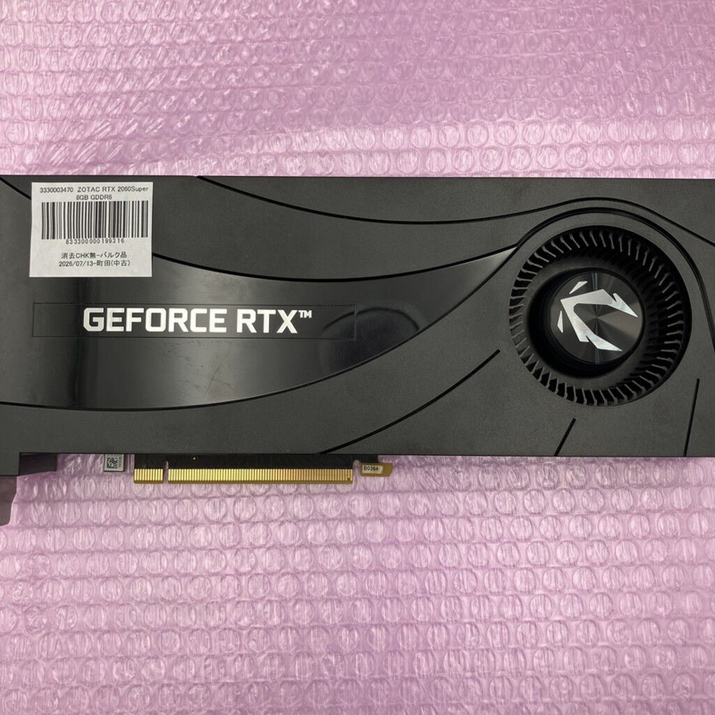 中古 ZOTAC RTX 2060Super 8GB GDDR6 3330003470 （380145