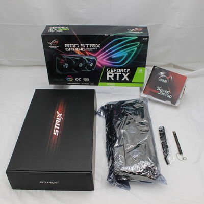 【通販センター】中古  ASUS ROG-STRIX-RTX3080-O10G-V2-GAMING（RTX3080 10GB） 3480040040 