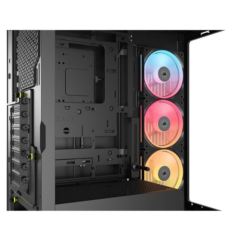 Corsair FRAME 4500X LX-R RGB iCUE LINK Panoramic Glass Black CC