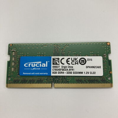 【神戸・三宮店】中古  DDR4 PC4-25600 8GB SODIMM ノート用 148256 
