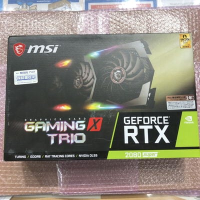 【宮崎恒久店】中古  MSI GeForce RTX 2080 SUPER GAMING X TRIO（RTX2080SUPER 8GB） 3480039309 