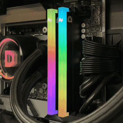 ドスパラセレクト  D5D6000-16G2A1-RGB-BK (DDR5 PC5-48000 16GB 2枚組) 