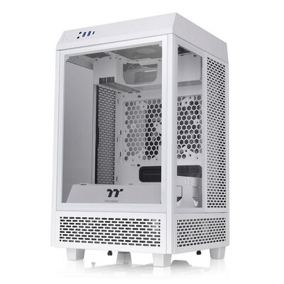 Thermaltake  The Tower 100 Snow Edition CA-1R3-00S6WN-00 (Mini-ITX ガラス ホワイト) 
