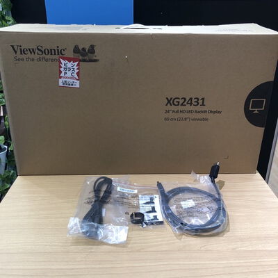 【甲府飯田店】中古  Viewsonic XG2431 (23.8"W 2H1DP 1ms IPS 240Hz) 4720002242 