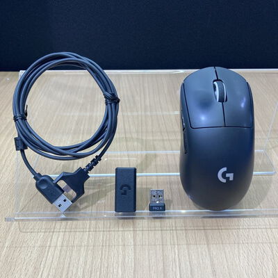 【甲府飯田店】中古  Logicool PRO X SUPERLIGHT Wireless Gaming Mouse G-PPD-003WL-BK 146967 