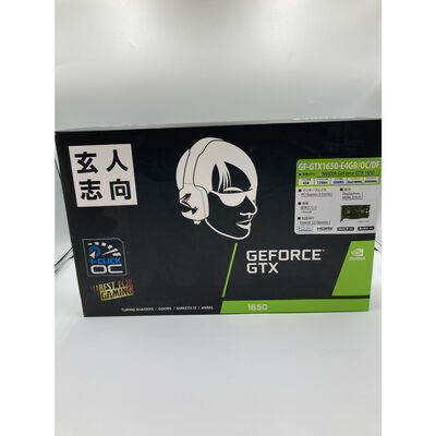 【水戸赤塚店】中古  玄人志向 GF-GTX1650-E4GB/OC/DF (GTX1650 4G GDR5) 139577 