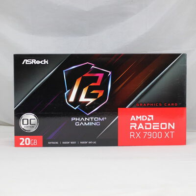 【通販センター】中古  ASRock Radeon RX 7900 XT Phantom Gaming 20GB OC（RX7900XT 20GB） 3480035325 