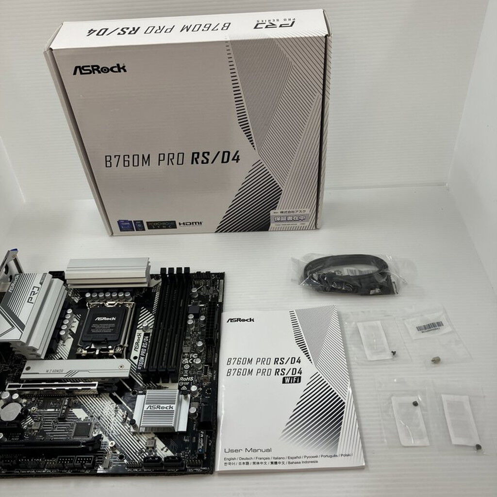 中古 ASRock B760M Pro RS/D4 (B760 1700 mATX DDR4) 167297 （371099