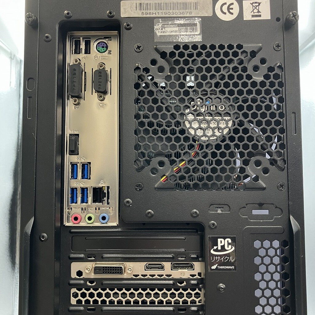 中古 THIRDWAVE GALLERIA XT(i7 8700/16GB/SSD512GB/HDD1TB/GTX1660Ti