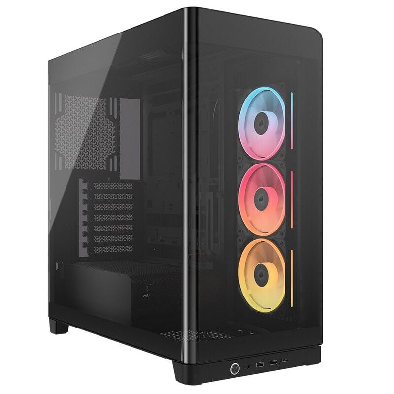 Corsair FRAME 4500X LX-R RGB iCUE LINK Panoramic Glass Black CC