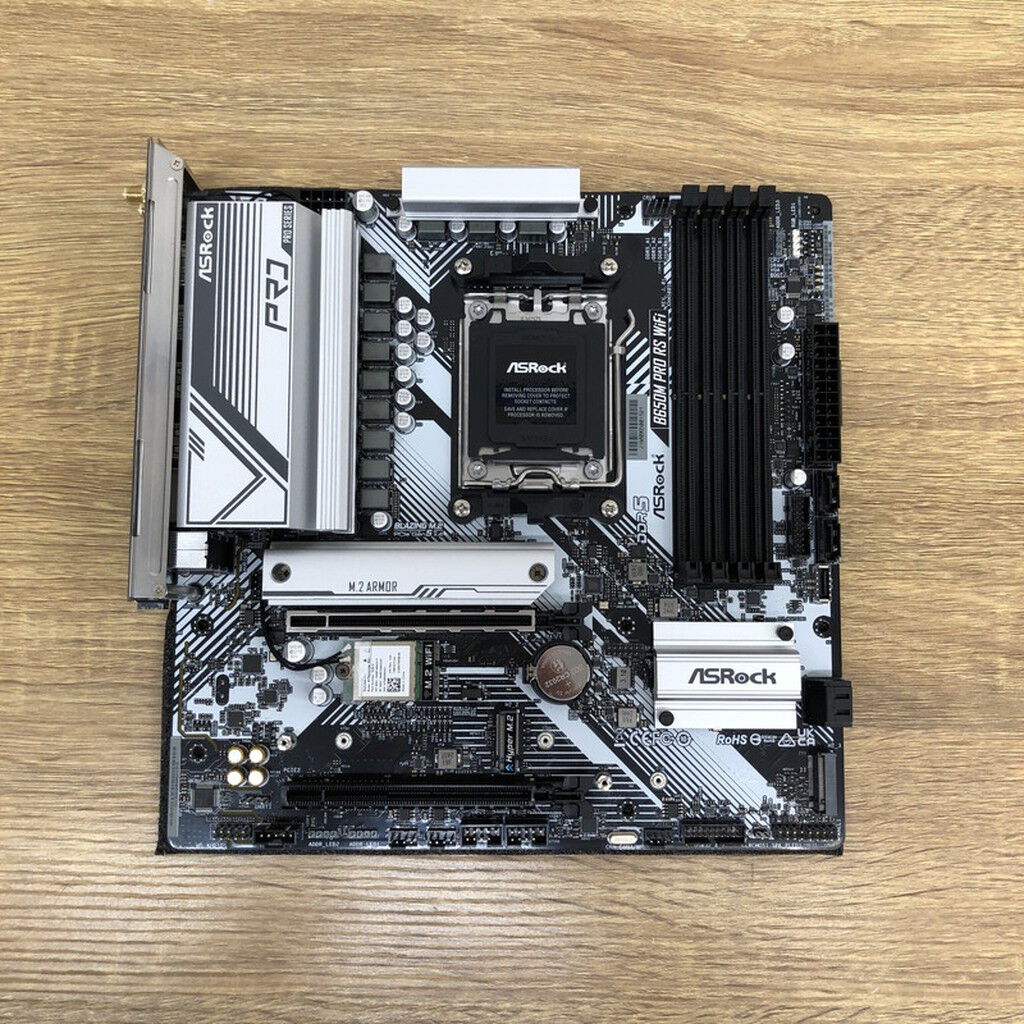 中古 ASRock B650M Pro RS WiFi (B650 AM5 mATX DDR5) 4990001108