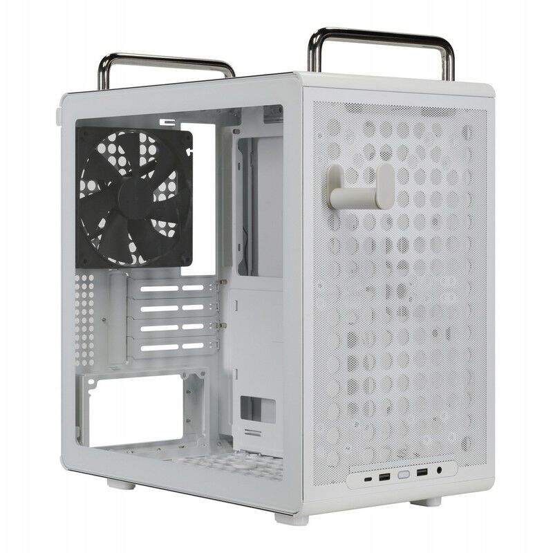 CoolerMaster Qube 340 White Q340-WGNN-S00 (MicroATX ガラスパネル