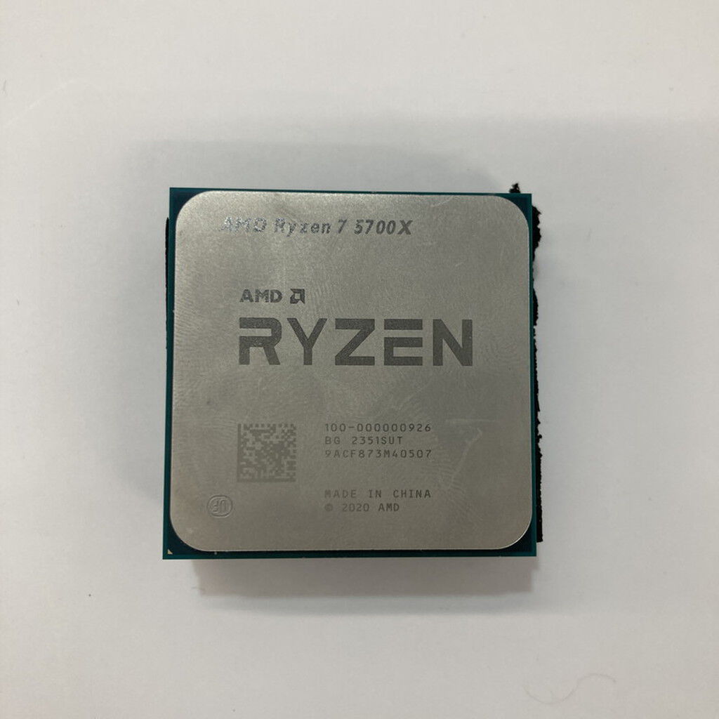 中古 AMD Ryzen 7 5700X (AM4/3.4GHz/36M/C8/T16/65W) 150182
