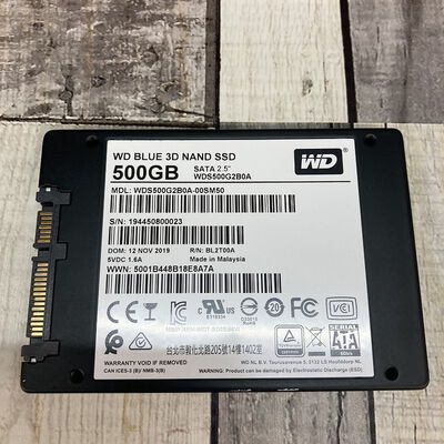 【広島店】中古  WD WDS500G2B0A (SSD 2.5in SATA 500GB) 3320004932 