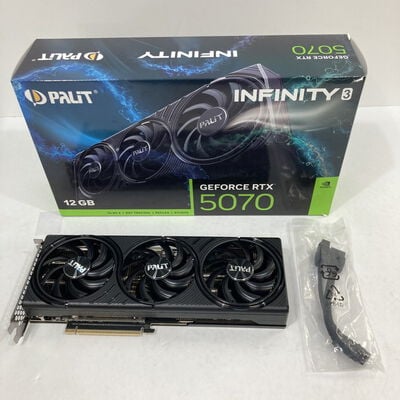 【神戸・三宮店】中古  Palit NE75070019K9-GB2050S (RTX5070 12GB Infinity 3) 188943 
