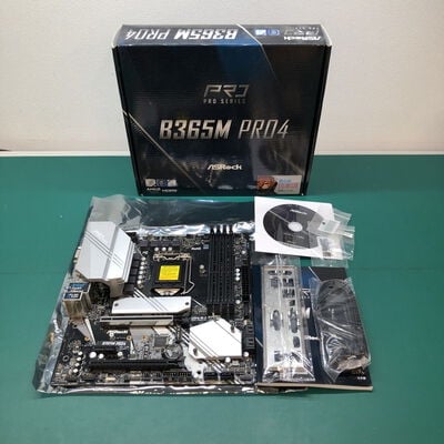 【津ラッツ店】中古  ASRock B365M Pro4 (B365 mATX 1151 DDR4) 4990000932 