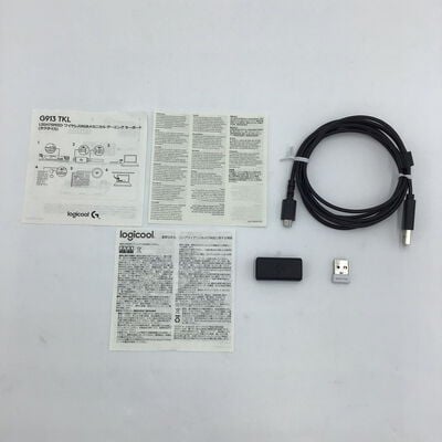 【白山FM松任店】中古  Logicool G913 TKL LIGHTSPEED Wireless RGB Mechanical Gaming Keyboard-Clicky G913-TKL-TCWH(タクタイル) 4950001439 